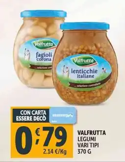 Deco Supermercati Valfrutta legumi offerta