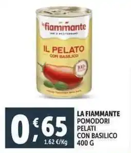Deco Supermercati La fiammante pomodori pelati con basilico offerta