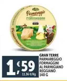 Deco Supermercati Gran terre parmareggio formaggini al parmigiano reggiano offerta