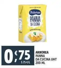 Deco Supermercati Arborea panna da cucina uht offerta