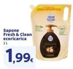 Sigma Sapone Fresh & Clean ecoricarica offerta