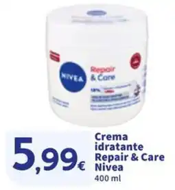 Sigma Crema idratante Repair & Care Nivea offerta