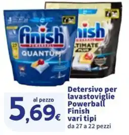 Sigma Detersivo per lavastoviglie Powerball Finish offerta