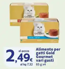 Sigma Alimento per gatti Gold Gourmet offerta