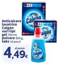 Sigma Anticalcare lavatrice Calgon offerta