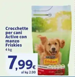 Sigma Crocchette per cani Active con manzo Friskies offerta