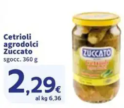 Sigma Cetrioli agrodolci Zuccato offerta