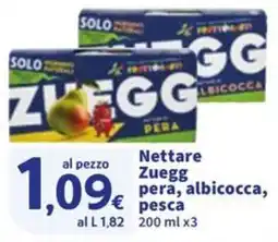 Sigma Nettare Zuegg pera, albicocca, pesca offerta