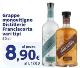 Sigma Grappe monovitigno Distillerie Franciacorta offerta