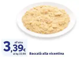 Sigma Baccalà alla vicentina offerta