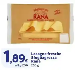Sigma Lasagne fresche Sfogliagrezza Rana offerta