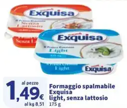 Sigma Formaggio spalmabile Exquisa light, senza lattosio offerta
