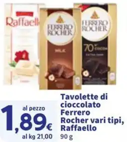 Sigma Tavolette di cioccolato Ferrero Rocher , Raffaello offerta