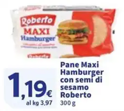Sigma Pane Maxi Hamburger con semi di sesamo Roberto offerta