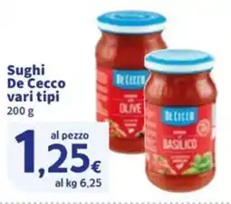 Sigma Sughi De Cecco offerta