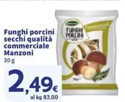 Sigma Funghi porcini secchi qualità commerciale Manzoni offerta