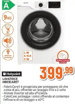 Expert Hotpoint LAVATRICE HB93CARET offerta