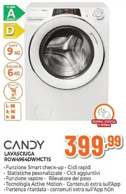 Expert CANDY LAVASCIUGA ROW4964DWMCTIS offerta