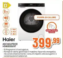 Expert Haier ASCIUGATRICE HD80D35U1IT offerta