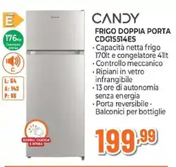 Expert CANDY FRIGO DOPPIA PORTA CDG1S514ES offerta