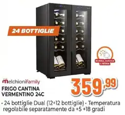 Expert Melchionifamily frigo cantina vermentino 24C offerta