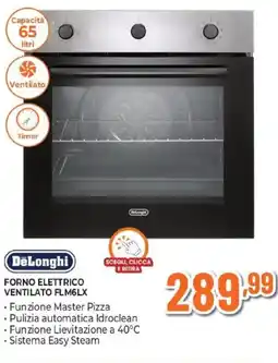 Expert DeLonghi FORNO ELETTRICO VENTILATO FLM6LX offerta