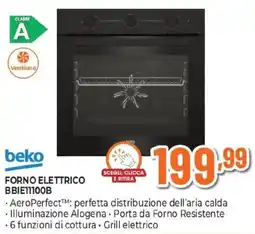 Expert beko FORNO ELETTRICO BBIE11100B offerta