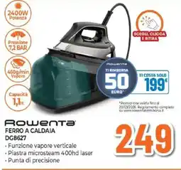 Expert Rowenta FERRO A CALDAIA DG8627 offerta