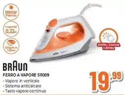 Expert BRAUN FERRO A VAPORE S11009 offerta