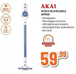 Expert ΑΚΑΙ SCOPA RICARICABILE AP910K offerta