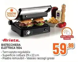Expert Ariete bistecchiera elettrica 1934 offerta