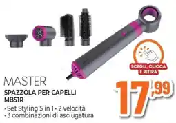 Expert MASTER SPAZZOLA PER CAPELLI MB51R offerta