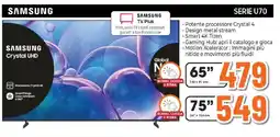 Expert SAMSUNG Crystal UHCasa connessa 65'' offerta