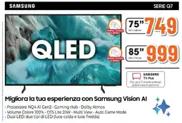 Expert SAMSUNG QLED Serie Q7 75'' offerta