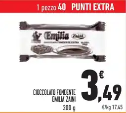 Conad Superstore Cioccolato fondente EMILIA ZAINI offerta