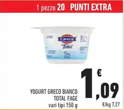 Conad Superstore Yogurt greco bianco total FAGE offerta