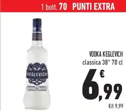 Conad Superstore Vodka KEGLEVICH offerta