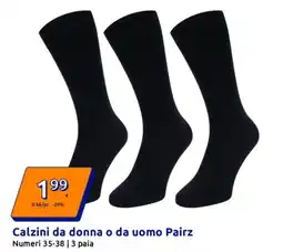 Action Calzini da donna o da uomo Pairz offerta