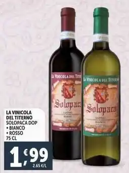 Deco Supermercati La vinicola del titerno solopaca dop offerta