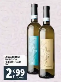 Deco Supermercati La guardiense sannio dop greco fiano offerta