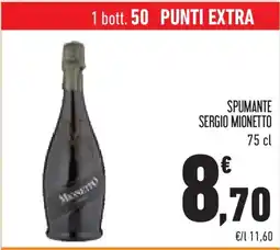 Conad Superstore Spumante sergio MIONETTO offerta