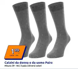 Action Calzini da donna o da uomo Pairz offerta
