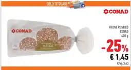 Conad Superstore Filone rustico CONAD offerta