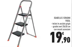 Conad Superstore Sgabello 3 gradini FACAL offerta