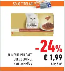 Conad Superstore Alimento per gatti GOLD GOURMET offerta