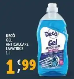 Deco Supermercati Decò gel anticalcare lavatrice offerta