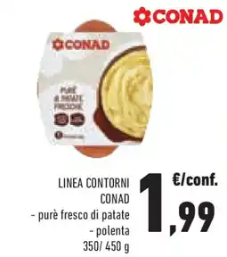 Conad Linea contorni conad purè fresco di patate e polenta offerta
