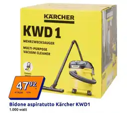 Action Bidone aspiratutto Kärcher KWD1 offerta
