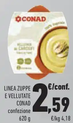 Conad Linea zuppe e vellutate CONAD offerta