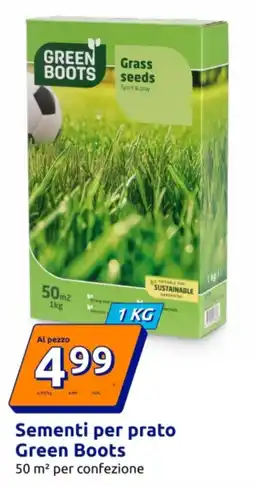 Action Sementi per prato Green Boots offerta